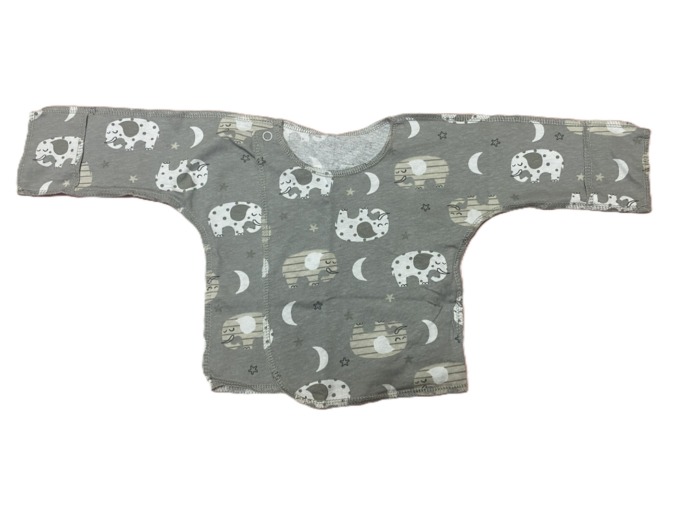 Распашонка с двумя кнопками из кулирки (100% хлопок) на рост 62 см