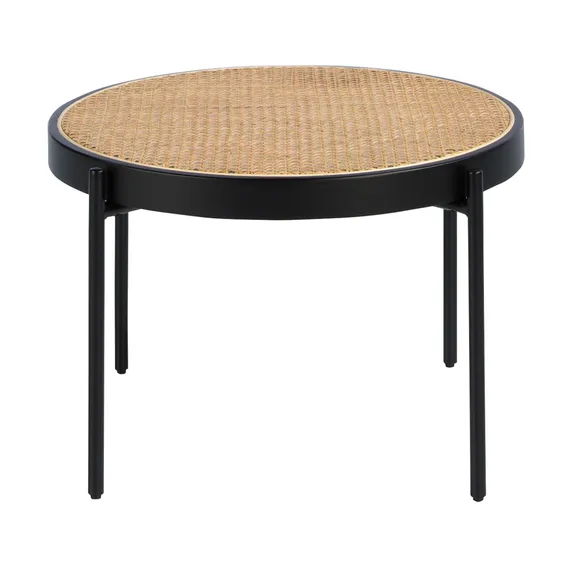 Журнальный столик Angel Cerda 2111 из ротанга и стали