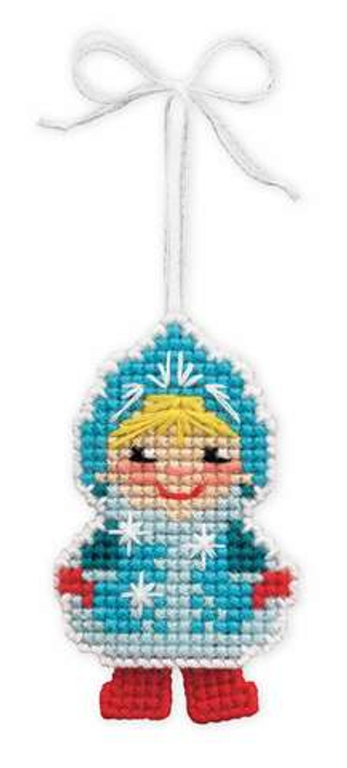 "Новогодняя игрушка.Снегурочка"-1539АС набор для рукоделия