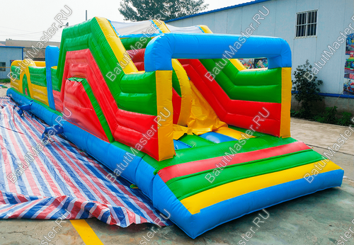 Надувная полоса препятствий "Веселые забавы"