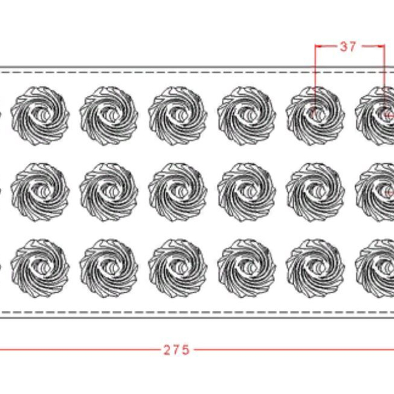 111 | Форма для шоколадных конфет (275*135 мм)