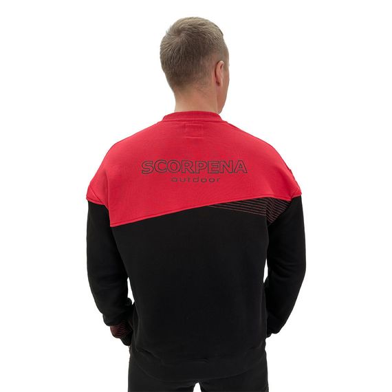 Свитшот Scorpena Collection черно-красный