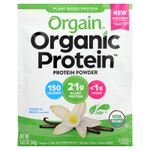 Orgain, Organic Protein™, растительный протеин в порошке, со вкусом ванили, 10 пакетиков по 46 г (1,62 унции)