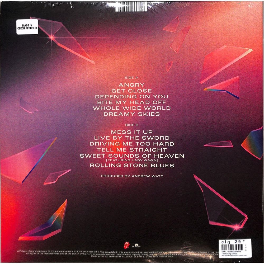 The Rolling Stones - HACKNEY DIAMONDS LP 2023 Роллинг Стоунз. Новый альбом