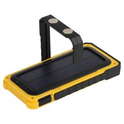 Светодиодный фонарь ЭРА Рабочие Практик RA-811 ручной, аккумуляторный, 15 Вт COB, powerbank, солнечная батарея, магнит