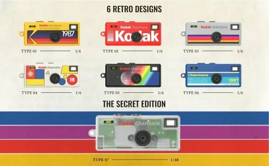 KODAK CHARMERA 1987 Глухая коробка с камерой-брелоком