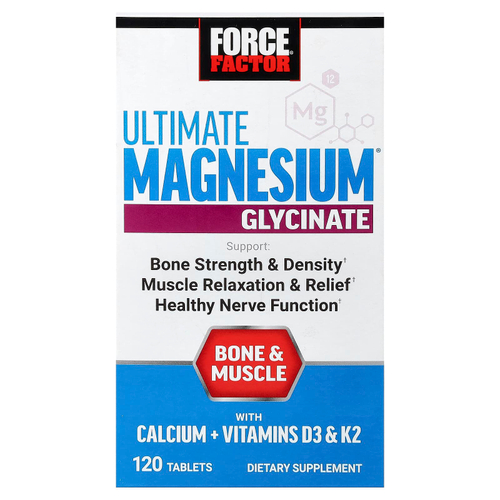 Force Factor, Ultimate Magnesium®, глицинат магния, 120 таблеток