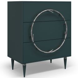 Комод Арт Колор matte Классик Сильвер Зеленый бирюзовый матовый