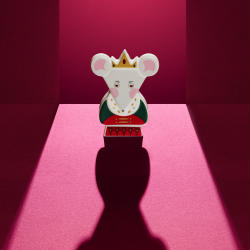 Елочная игрушка Farforite «Мышиный король / Щелкунчик рождественский» в подарочном пенале