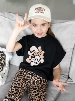 Костюм для девочки осенний футболка и леггинсы