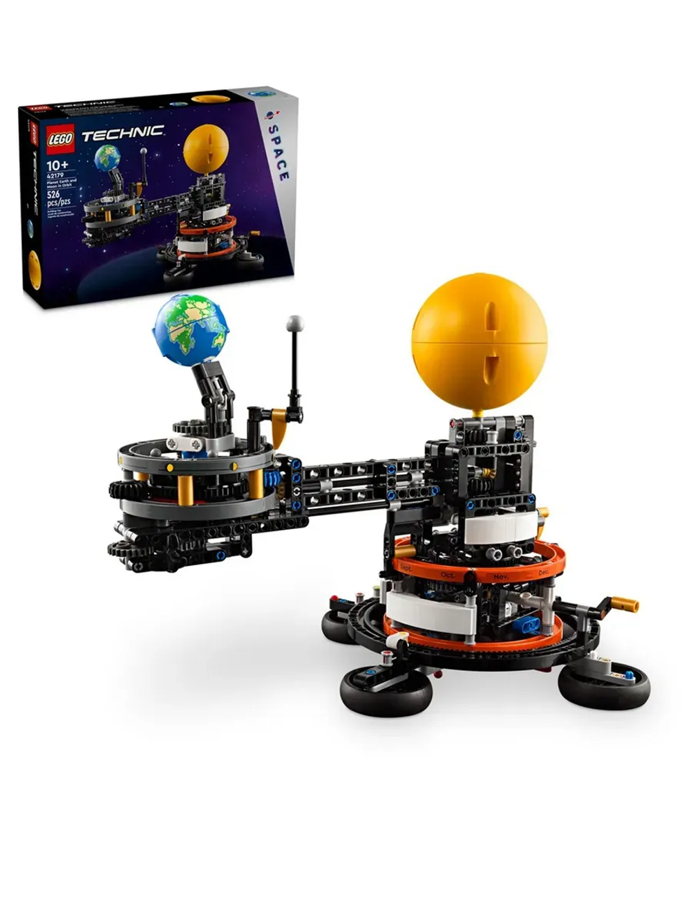 LEGO Technic 42179 Планета Земля и Луна на орбите — познавательный конструктор