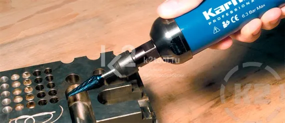 Пневматическая прямошлифовальная машина Karnasch KAMD 25LR