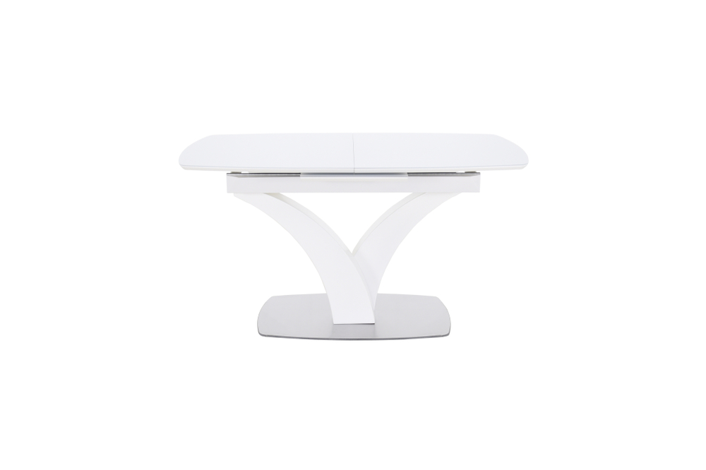 Стол Аврора Нотр Дам MODERNE стекло OPTIWHITE 1400(1800)*850, Белый