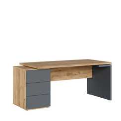 Стол письменный на опорной тумбе левый Zion Light 178x80x75