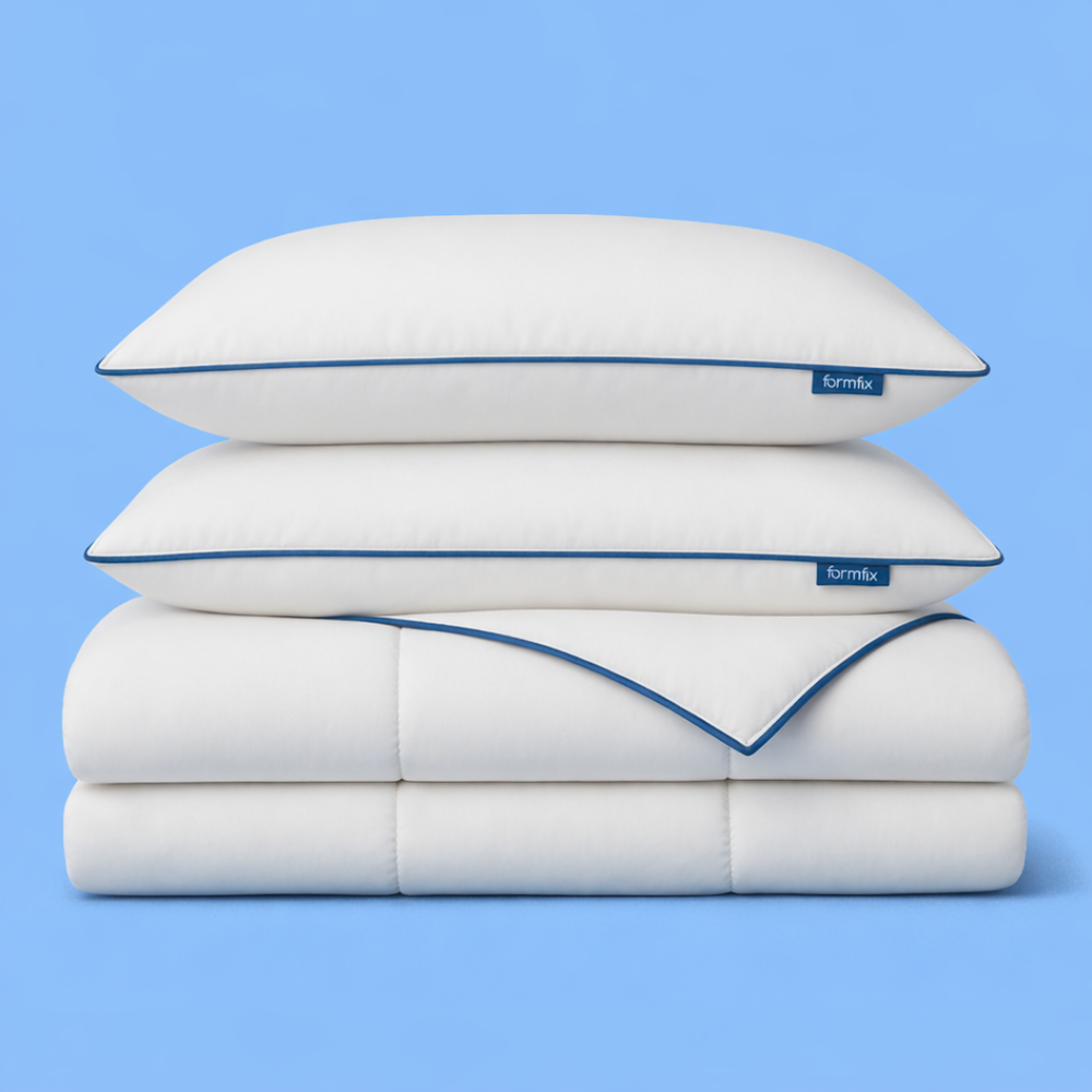 Сет: Одеяло formfix Basic (200 г/м2) 140х205 см + 2 подушки formfix Basic