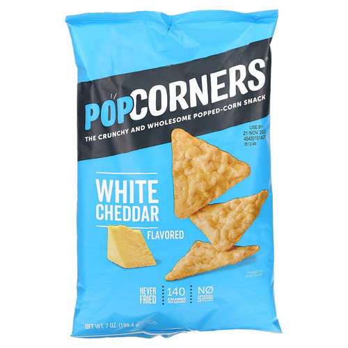 PopCorners, Чипсы, белый чеддер, 198,4 г (7 унций)