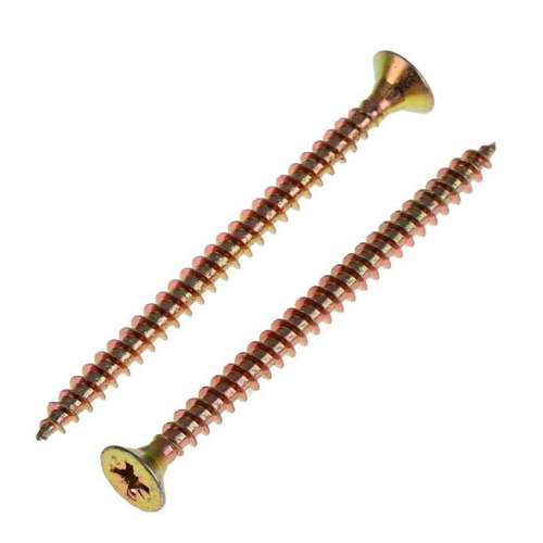 Шуруп универсальный желтый 5,0*90 потай