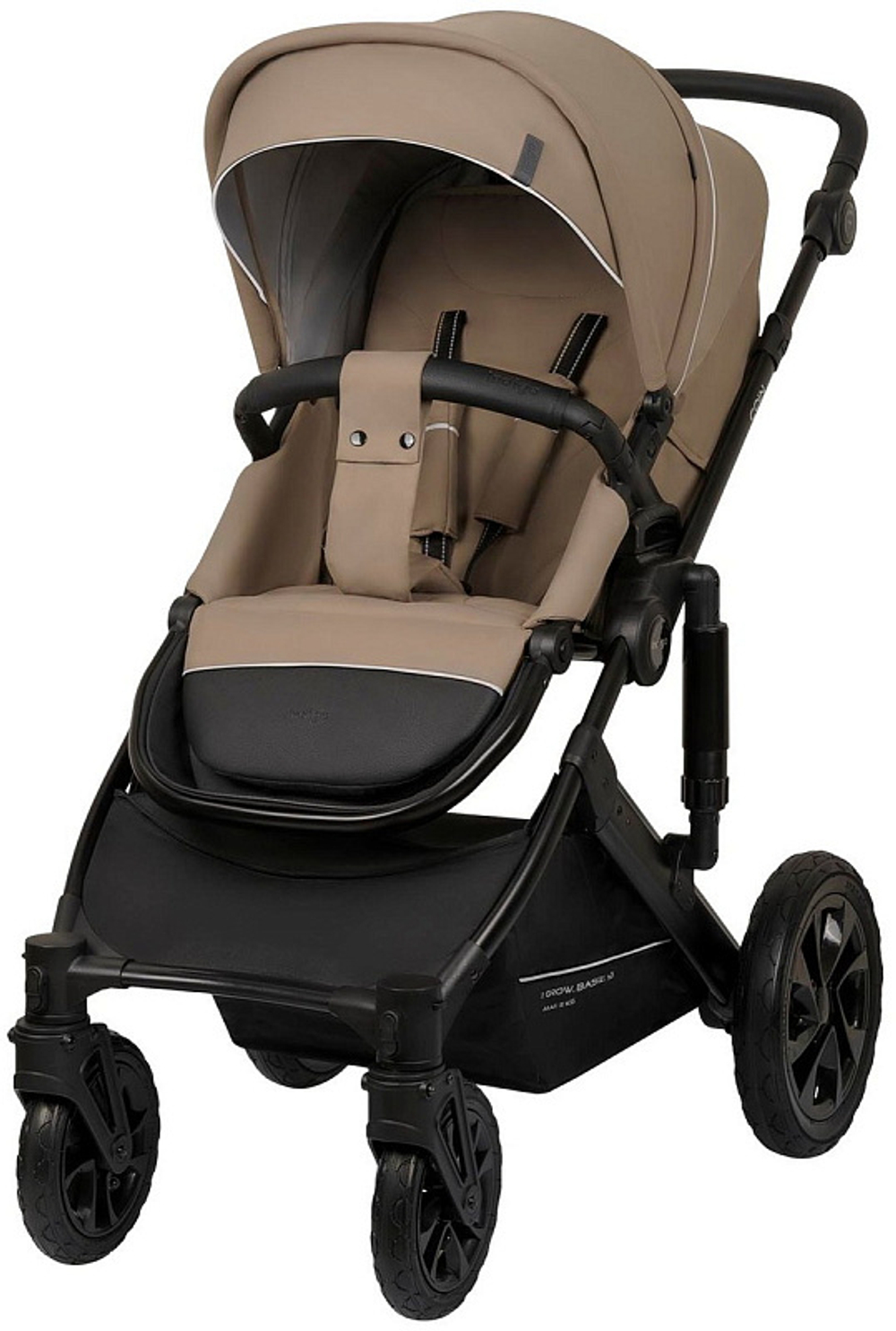 Детская коляска Indigo Coin 2 в 1 темно-бежевый
