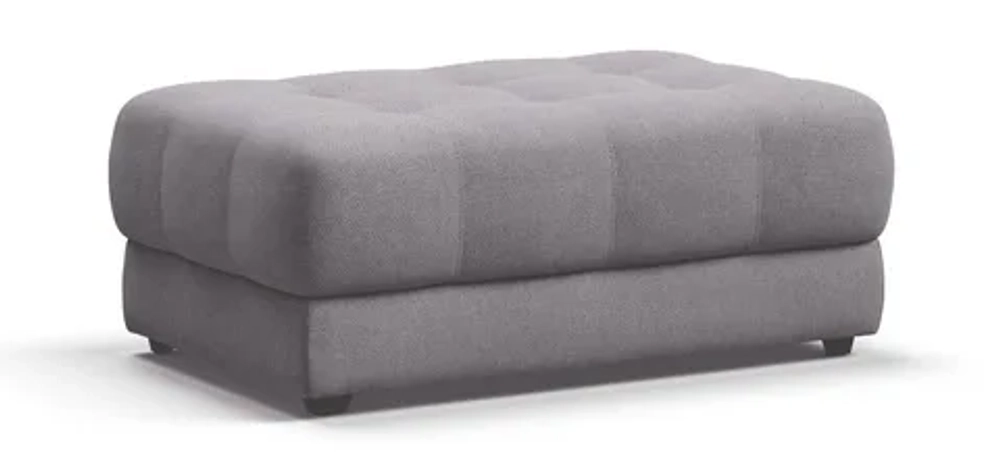 Пуф Босс XL 100 Шенилл (Соро Серый) (снят с производства)