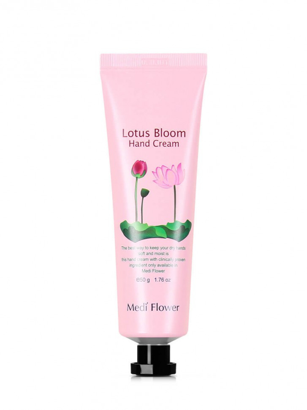 Крем для рук с ароматом лотоса MEDI FLOWER Lotus Bloom Hand Cream, 50 g