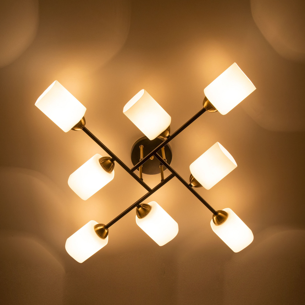 Citilux Генри CL130285 Люстра потолочная Чёрная