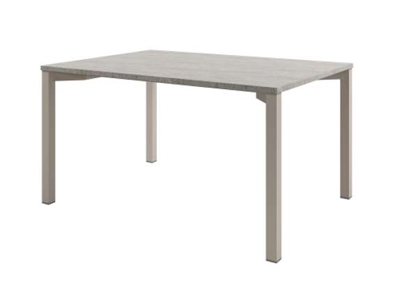 Стол переговоров 1400х1000х750 на 6 человек D-101 Бетон Чефалу светлый/Кашемир серый