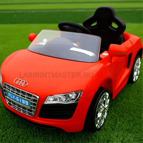 Детский электромобиль "Audi FLY-5189" красный