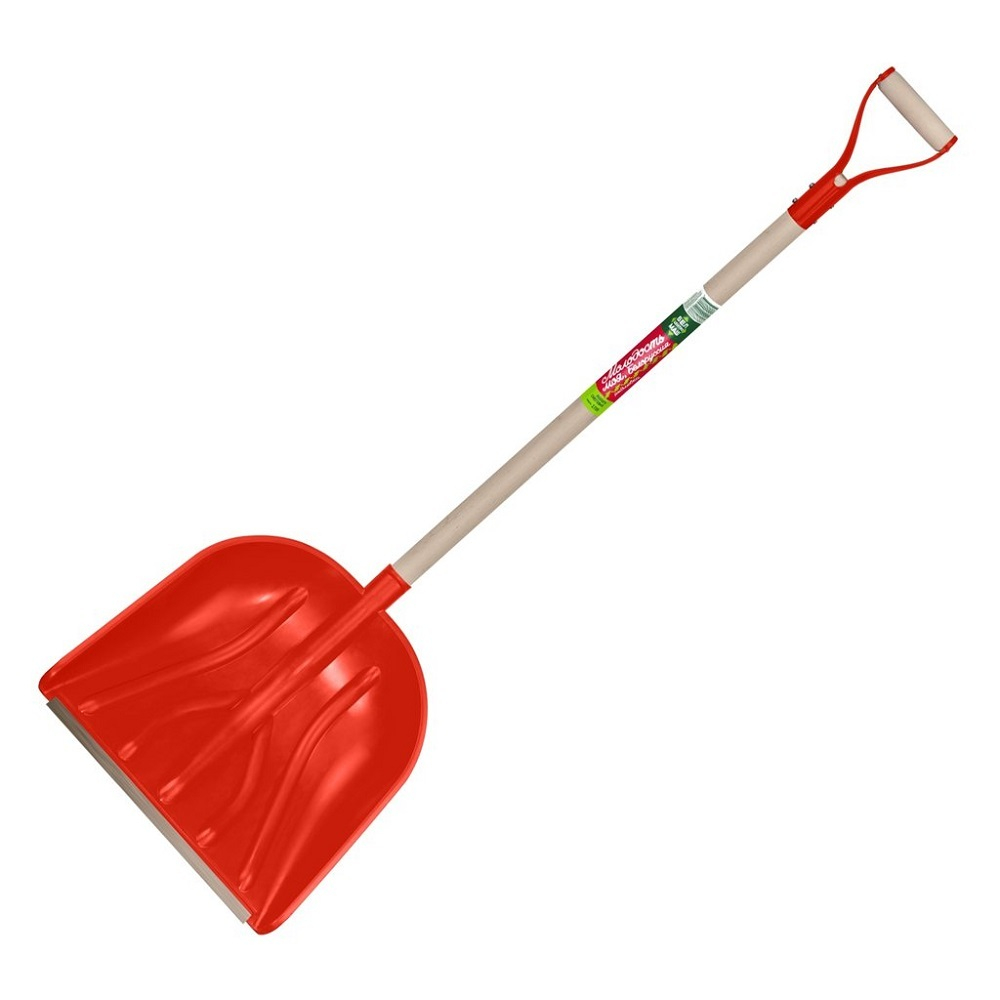 Лопата снеговая БЦМ 1726-Ч красная