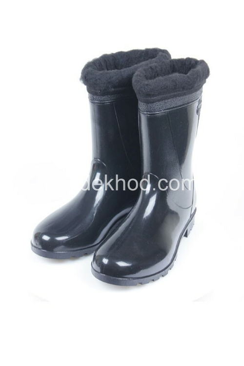 Мужские резиновые сапоги с меховым утеплителем СВ-11о