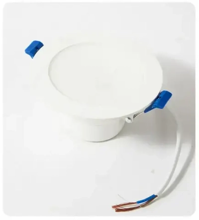 Панель светодиодная встраиваемая круглая диммированая 7Вт 230В 3000K/4000K/6000K белая IP44 JINHANG, 1 шт.