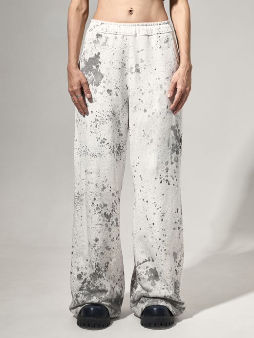 Джоггеры с окрашиванием "Березка". Экрю