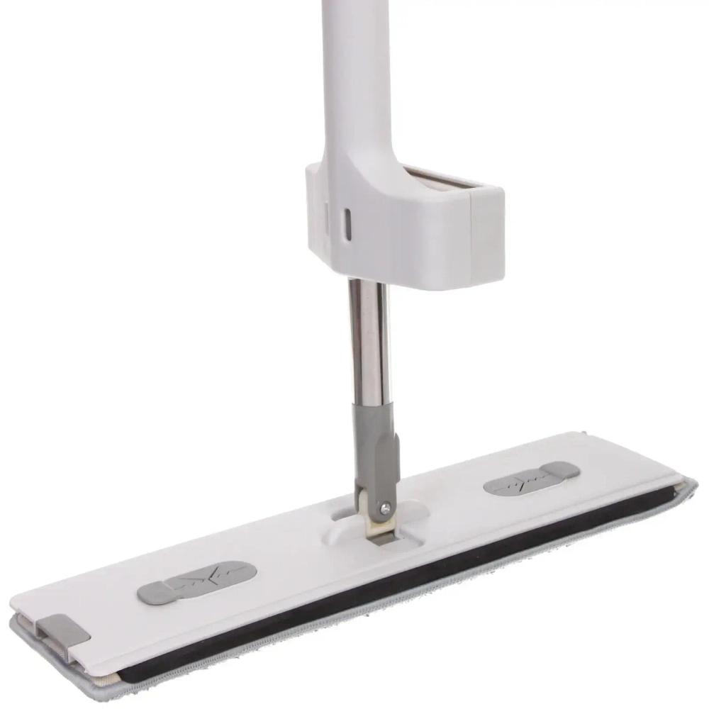 Швабра с насадкой из микрофибры отжимная , в комплекте две насадки 42х11х130