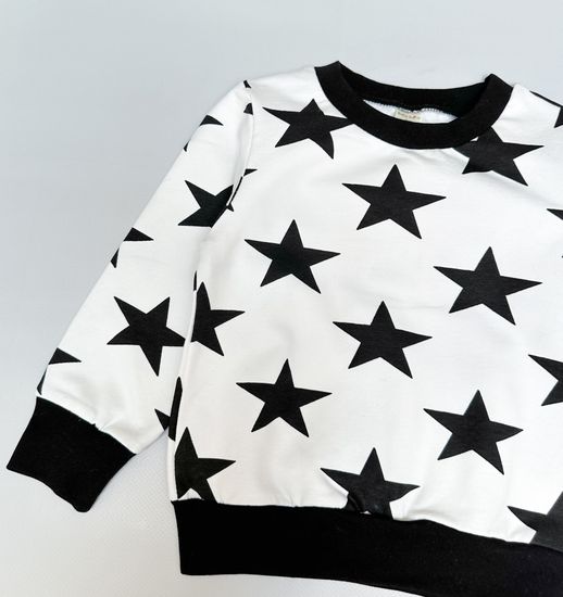 Свитшот "Звезды" белый