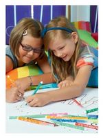 Фломастеры STABILO "Trio", 12 цветов, трехгранная зона обхвата, толщина линии 0,7 мм, картонный футляр, 378/1, 378/1-12-01