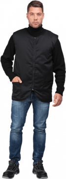 Жилет утепленный (черный)