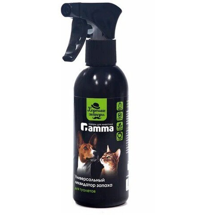 Ликвидатор запаха для кошачьих туалетов Гамма Хорошие манеры, спрей, 250мл