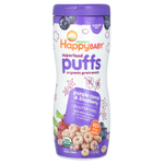 Happy Family Organics, Happy Baby, колечки из суперфудов, снек из органических злаков, фиолетовая морковь и голубика, 60 г (2,1 унции)