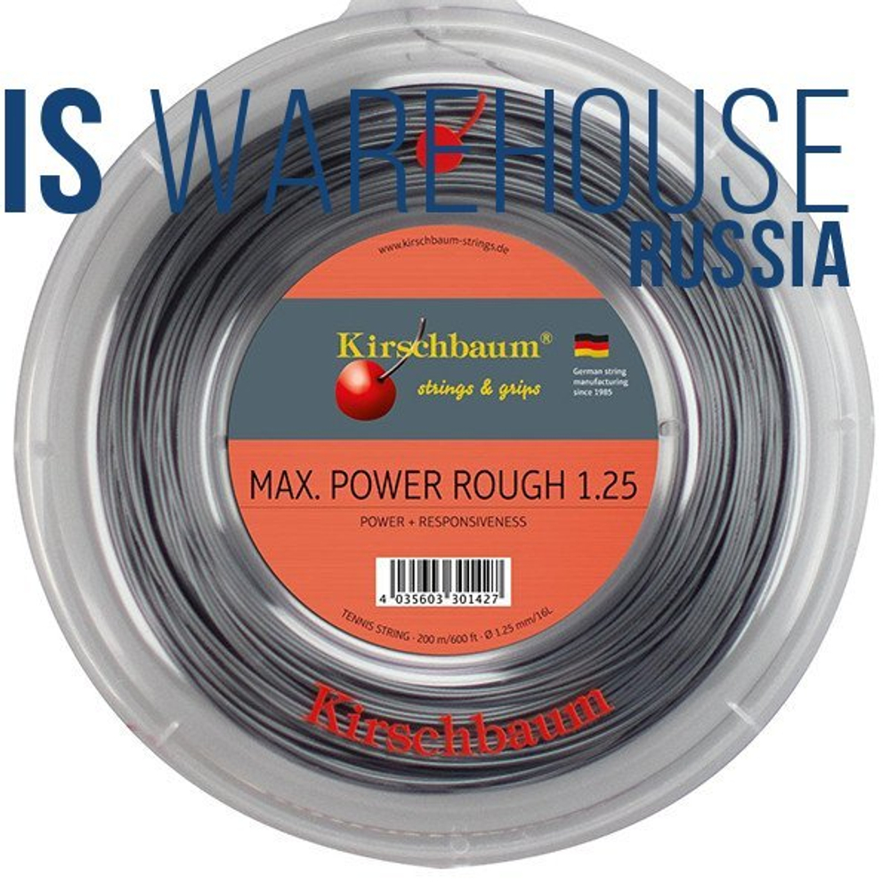 Теннисные струны Kirschbaum Max. Power Rough (200 m)