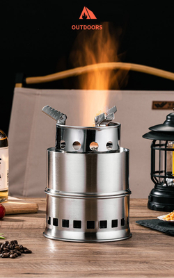 Походный кухонный набор из щепочницы и чайника 1,2 л