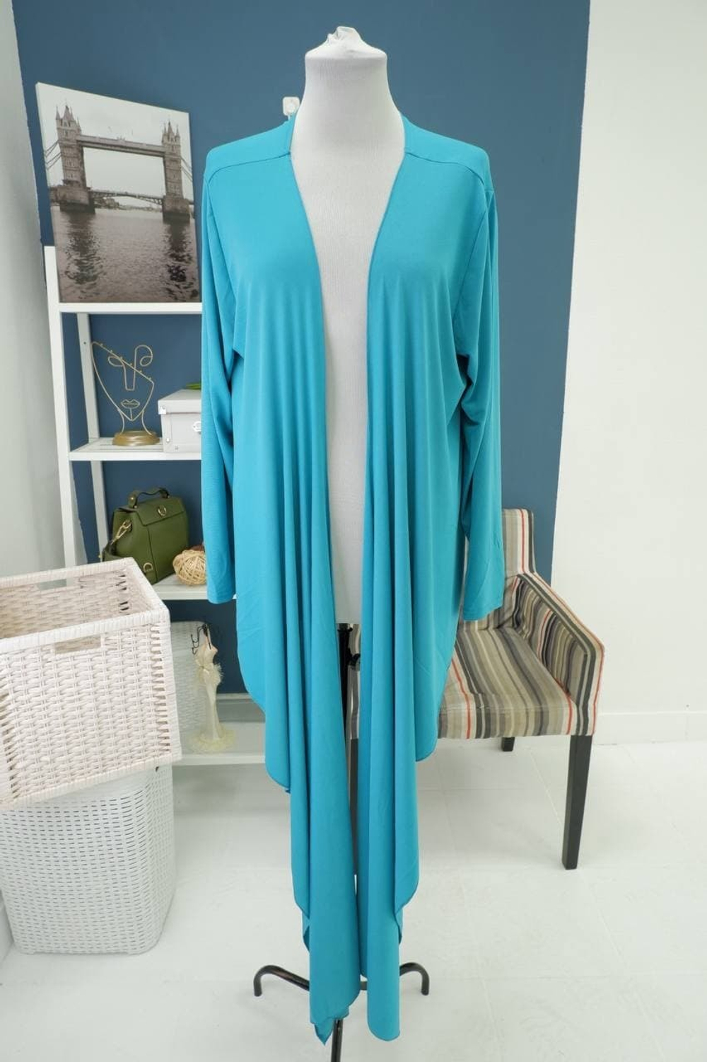 Кардиган Ю Мода с удлинением повседневный 54 размер, новый