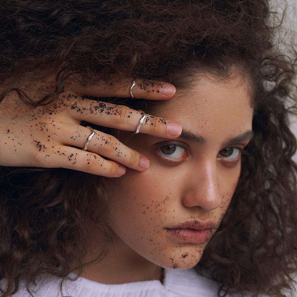 Кольцо на фалангу Reunion с маленьким камнем