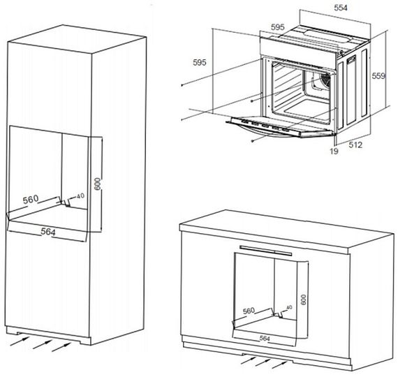 Духовой шкаф Maunfeld EOEC.566TW