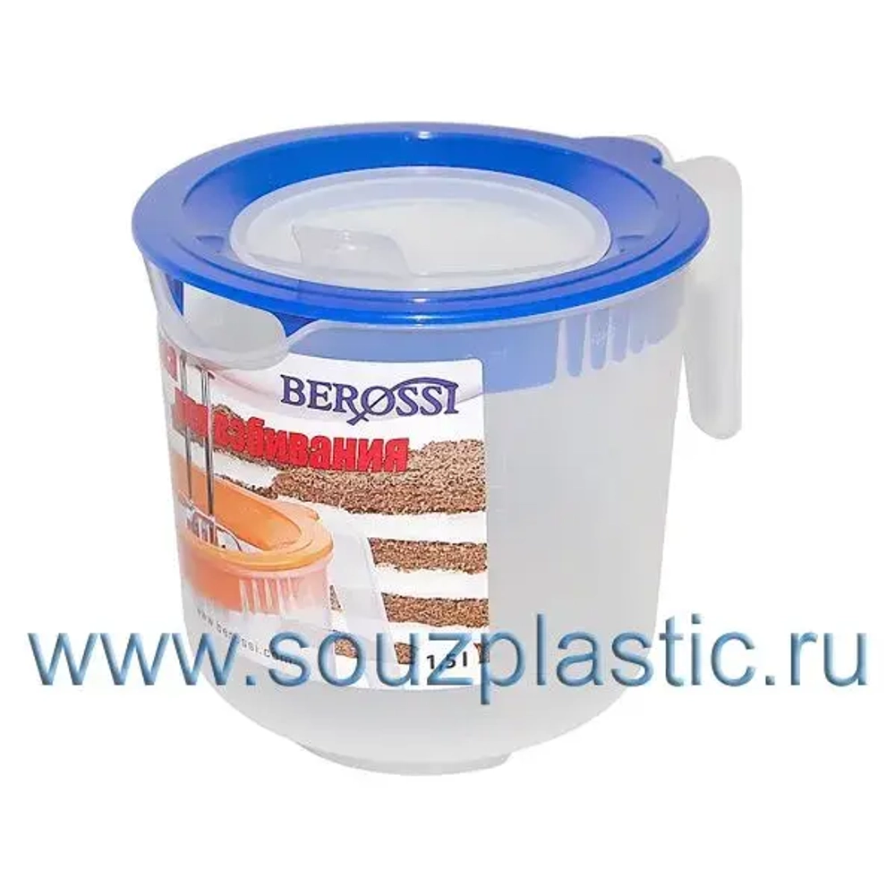 Банка для взбивания мерная 1,5 л./мандарин