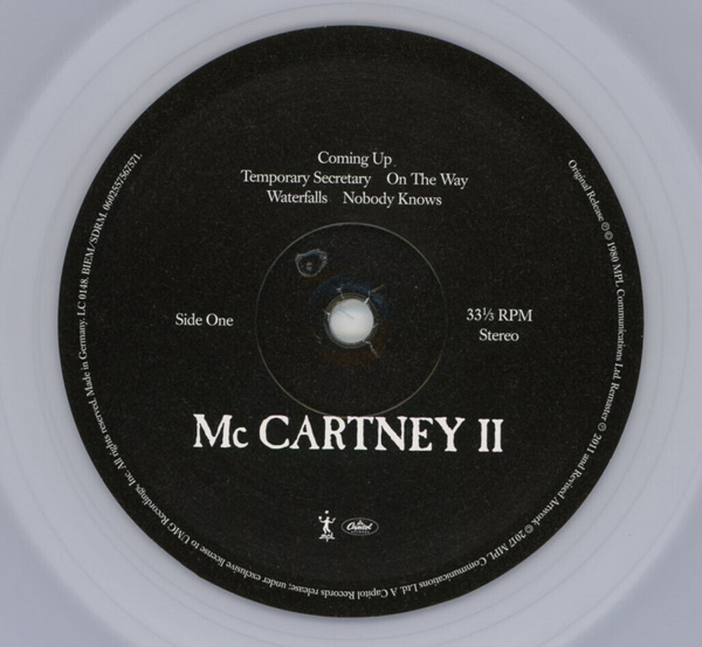 Paul McCartney / McCartney II (Limited Edition)(Clear Vinyl)(LP)