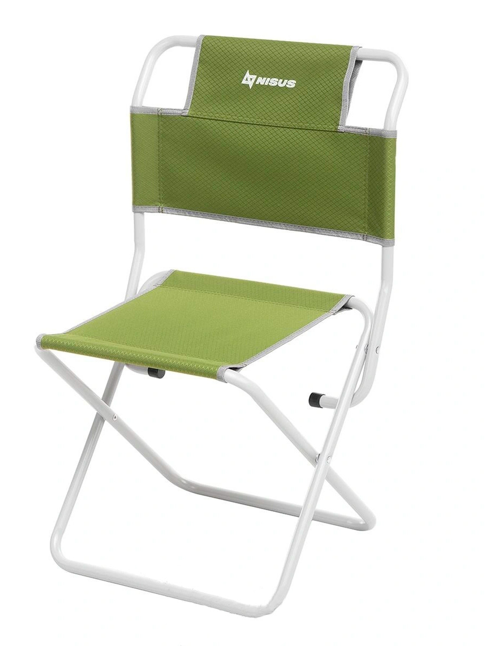 Стул туристический со спинкой Nisus СР-400.19с (ст.труба д19) Green (T-N-TC-400.19s-G)
