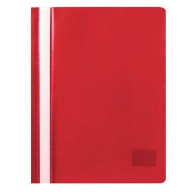 Скоросшиватель (STAFF) А4, 100/120 мкм, красный, 225729