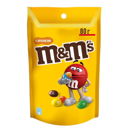 Драже M&Ms с арахисом 80 гр