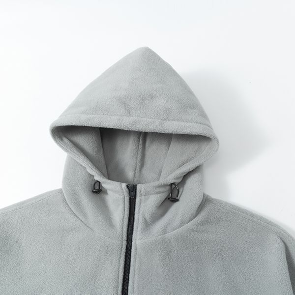 Худи Little Lamb Zip черный/серый - фото 5