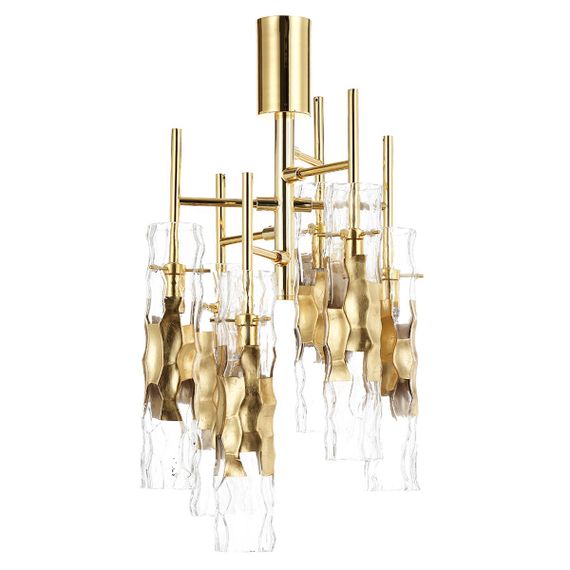 Подвесная люстра Crystal Lux Primavera PL6 Gold