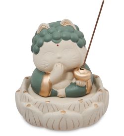 Lucky Cats KT-31/1 Подставка для благовоний «Кот»